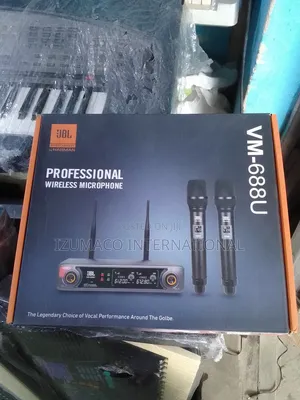 JBL Vm-688u Wireless Microphone – Brand New Dual Handheld