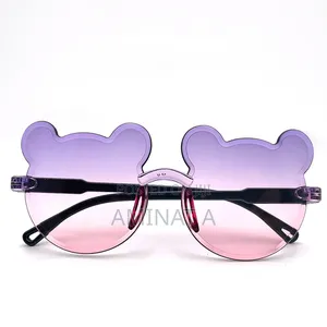 New Trendy Unisex Kids Sunglasses(Purple)