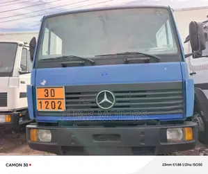 Mercedes 814 Germany Body Pickup Long Chassis Blue Color and 6 Boat