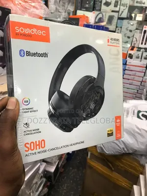 Porodo Soundtec Soho Active Noise-Cancellation Headphones