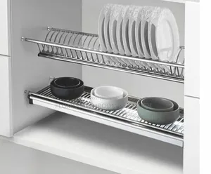 Premium Stainless Steel in-Cabinet Dish Rack