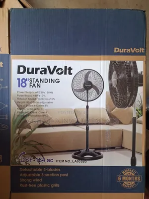 Duravolt 18" Electric Standing Fan