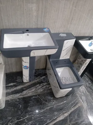 Unique Luxury Grey and White Water Closet