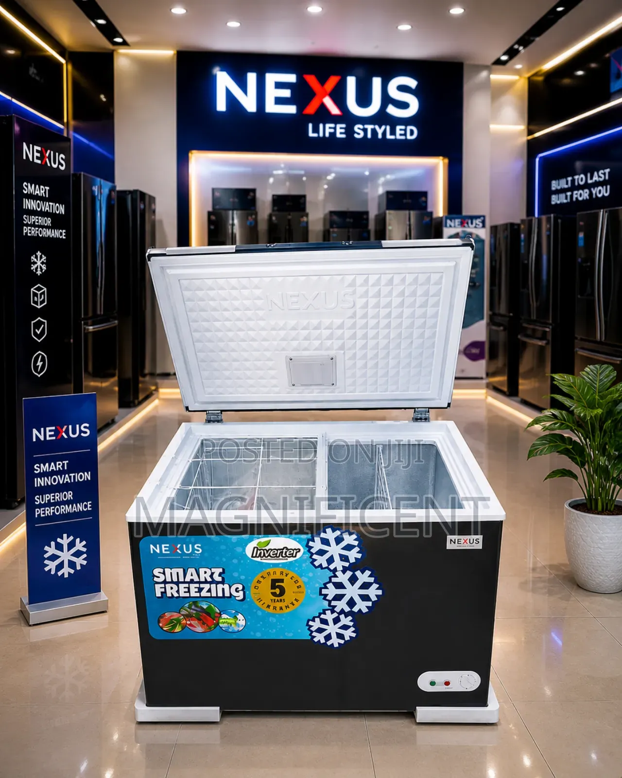 Original Nexus 200l Smart Inverter Deep Freezer – Energy Saving Fast