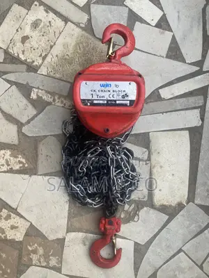 1 Ton Chain Block – Durable Manual Hoist for Heavy Lifting