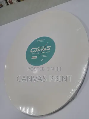 Oval Stretched Canvas