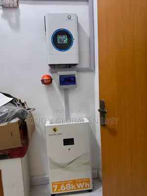 Solar System Set Up of 6kw/48 Hybrid Inverter by 7.68kwh/48v Lithium