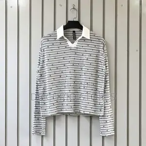 Multi-Star Long-Sleeve Polo