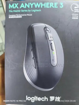 Logitech Ergonomic Design Wireless Mouse Mx Anywhere