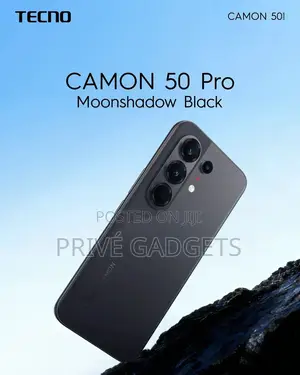 New Tecno Camon 50 Pro 256 GB Black