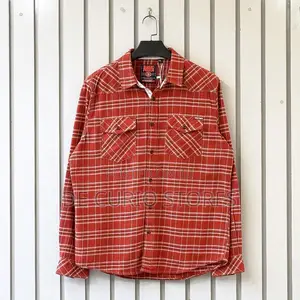 Multi-Line Flannel Plaid Longsleeve Shirt