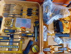 Set of Tools With Screw Machine