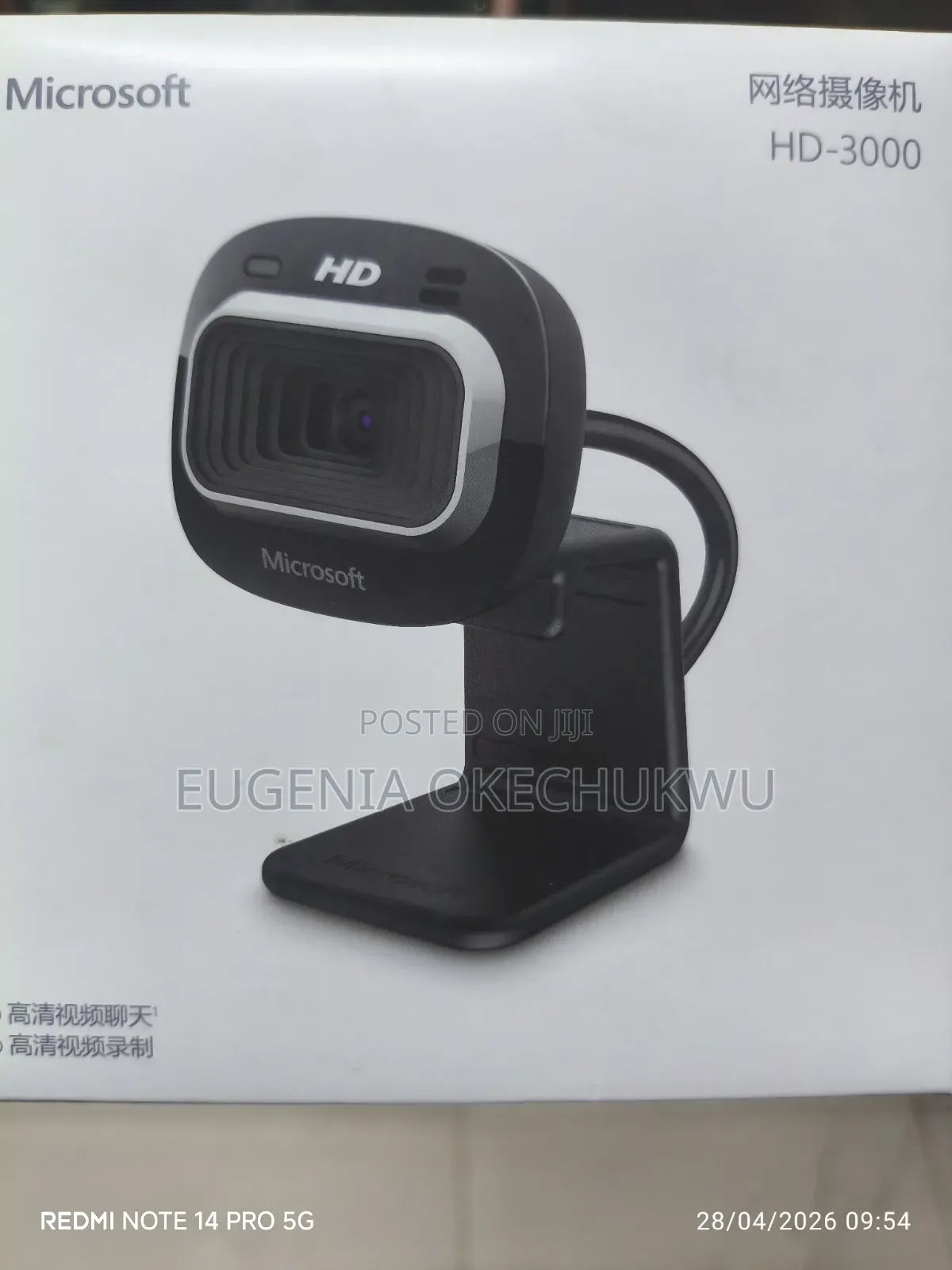 Microsoft Hd Webcam H3000