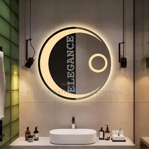 Unique Crescent Moon Led Mirror – Designer Bathroom Decor