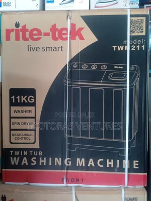 Rite-Tek 11kg Twin Tub Manual Washing Machine