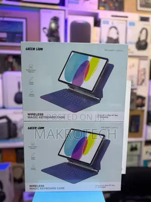 Green Lion Wireless Magic Keyboard Cover for iPad 10th Gen 11" A16 Blu