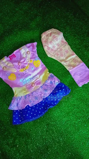 Two Piece Angel Strawberry Set Babies Infant Dress