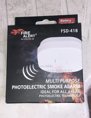 Chloride Uk Wireless Photoelectric Smoke Detector, Model Fsd-418.