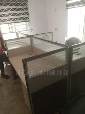 Imported 4 Seaters Workstation With 4 Drawers