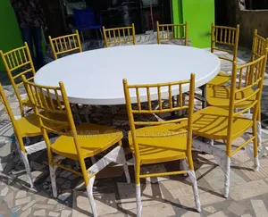 Bamboo Banquet Round Tables by 10 Seaters Imported Available Now