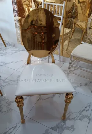 Vip O Back Wedding Mirror Back Event Chairs Available