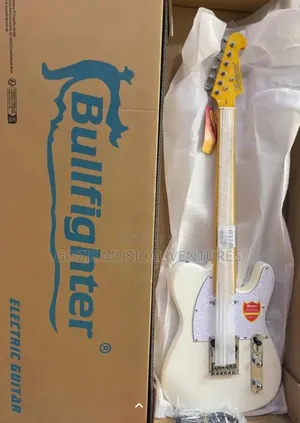 22fret Bullfighter White Telecaster Electric Lead Guitar