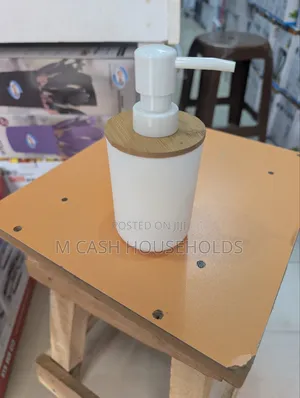 Soap Lotion Dispenser -Bamboo Wood Top