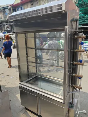 Commercial Vertical Chicken Rotisserie Grill Machine