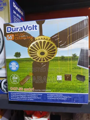 Duravolt 56 Inches Ac/Dc Energy Saving Solar Ceiling Fan