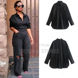 Ladies Plain Shirts Available in Pink and Black Colour Only