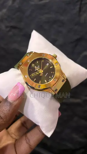 Hublot Leather Wrist Watch