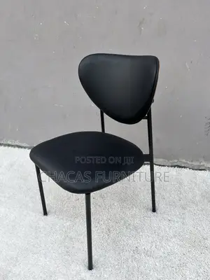 Minimalist Nordic Dining Chair - Luxury Leatherette Designer Seat