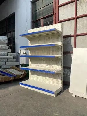 Single Face Quality Super Market Display Steel Rack