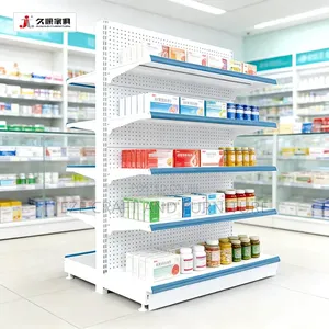 Double Face Quality Super Market Display Rack