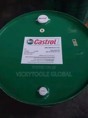 Castrol CRB Multi 15w-40 Cl-4 Sj Heavy-Duty Diesel Engine Oil Drum.