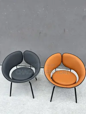Luxury Tulip Designer Armchair - Modern Petal Back Lounge Seat