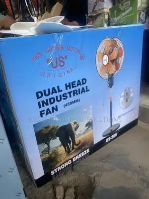 Dual Head Industrial Fan (450mm) Fan With 2 Face