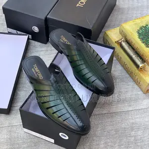 Original Tom Ford Leather Half Shoe in 2 Colorway