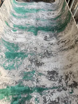 Green Mixed With Grey English Center Rug