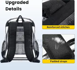 Clear Backpack Large Heavy Duty Pvc Transparent Clear Bag For School