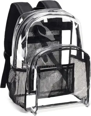 Clear Backpack Large Heavy Duty Pvc Transparent Clear Bag For School
