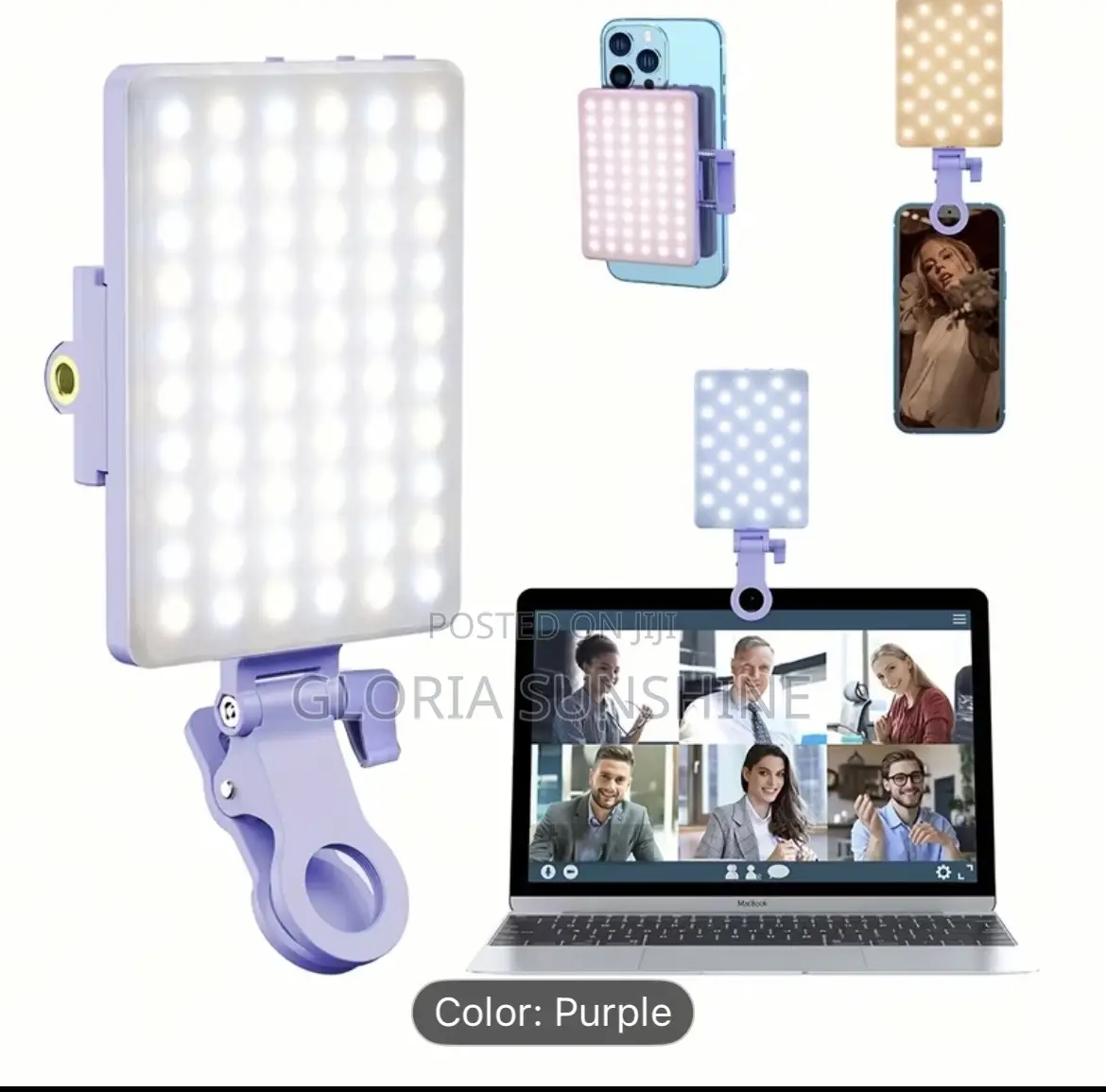 Rechargeable Phone Led Light Clip