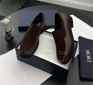 Top Quality Dior Suede/Leather Single Sole Shoe for Men