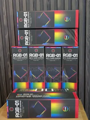 RGB-01 Led Lighted Keyboard Pad Gaming Colorful Lighted Table Mat