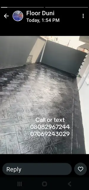 Grey Concrete Floor, Cemex Product, Shinning Polish