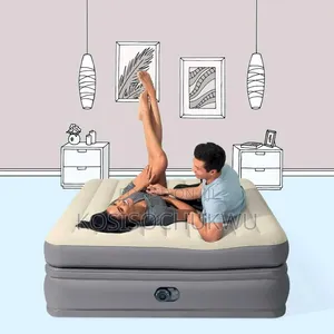 Intex Queen Comfort 64164nd Raised Air Mattress With Fiber-Tech