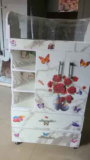 Baby Wooden Wardrobe With Drawers