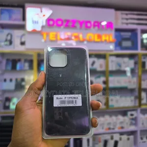 iPhone 13 Pro Max Leather Black Case