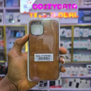 iPhone 12 Pro Max Brown Leather Case Cover