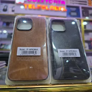 iPhone 14 Pro Max Leather Case Cover